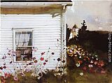Andrew Wyeth Around the Corner painting